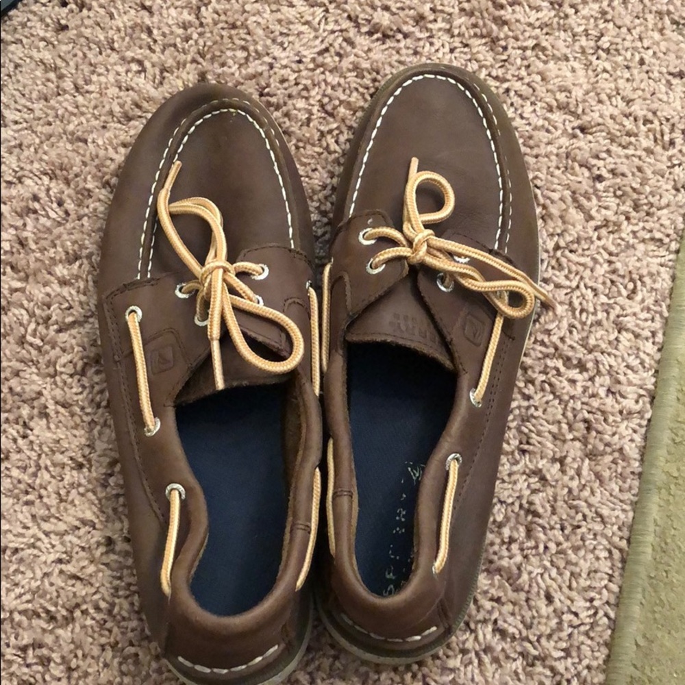 men’s sperrys worn once